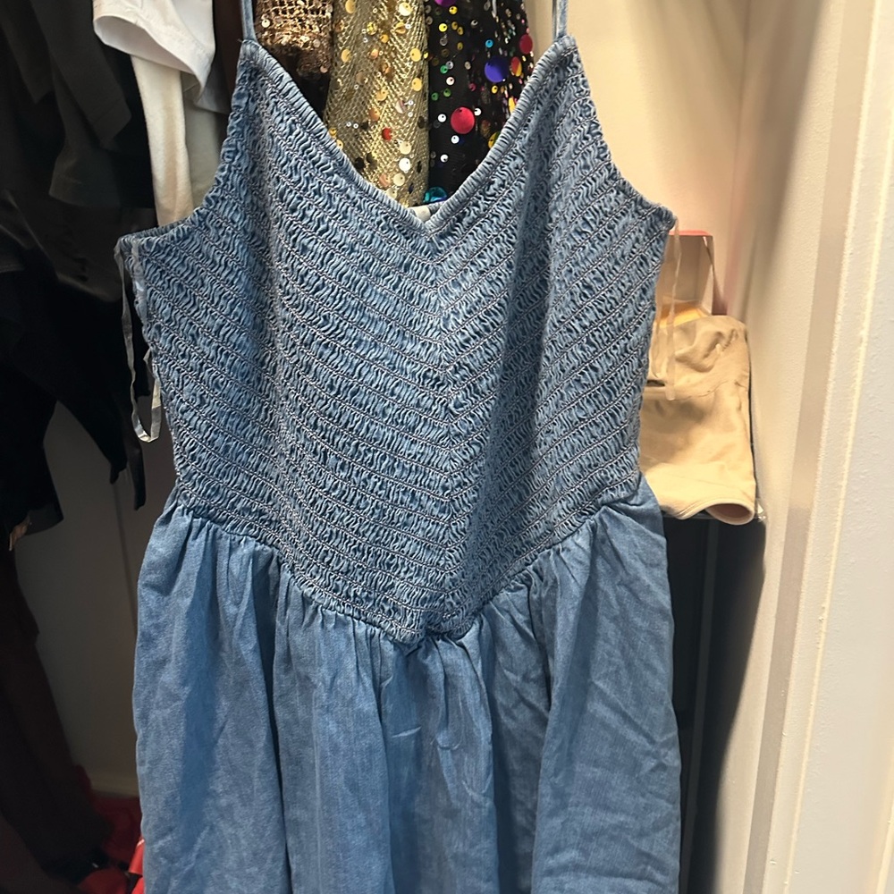 American Eagle Outfitters Blue Mini Dress